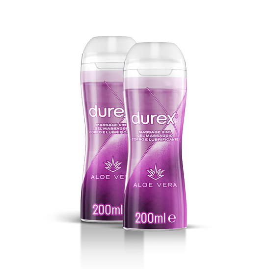 Durex Massage 2 In 1 Aloe Vera Gel Lubrificante