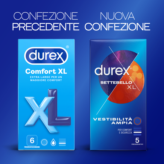 Durex Comfort XL condón 6 piezas