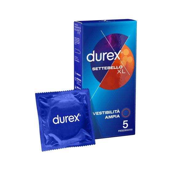 DUREX IT DUREX SETTEBELLO XL 5 PRESERVATIVI
