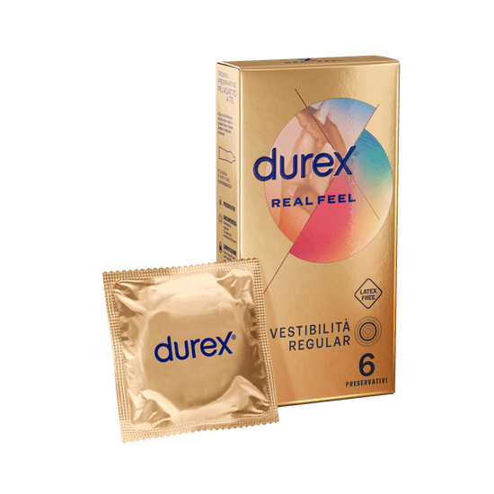 DUREX IT DUREX REAL FEEL 6 PRESERVATIVI